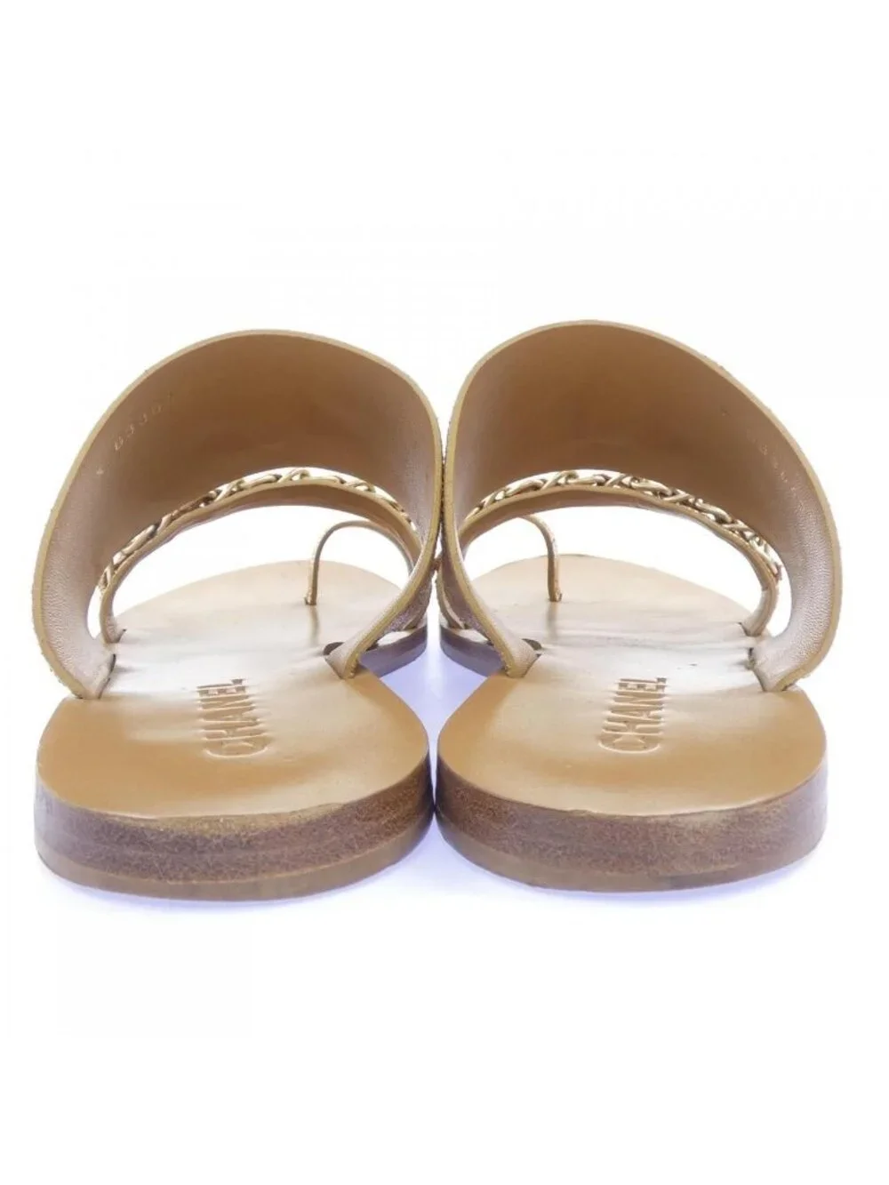 Chanel Sandals Gold